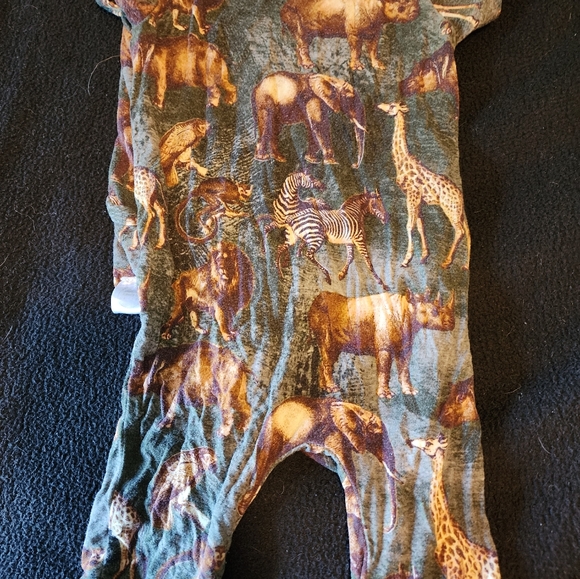 Ready Set Romper 6-12 months safari - Picture 2 of 3